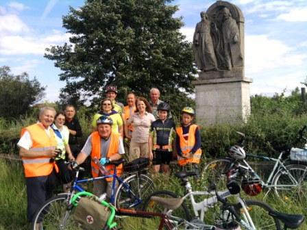 Tradičná ekumenická cyklotúra ( 4.) ,organizovaná predstavenstvom CZ Svätoplukovo k súsošiu Cyrila a Metora nad obcou Branč